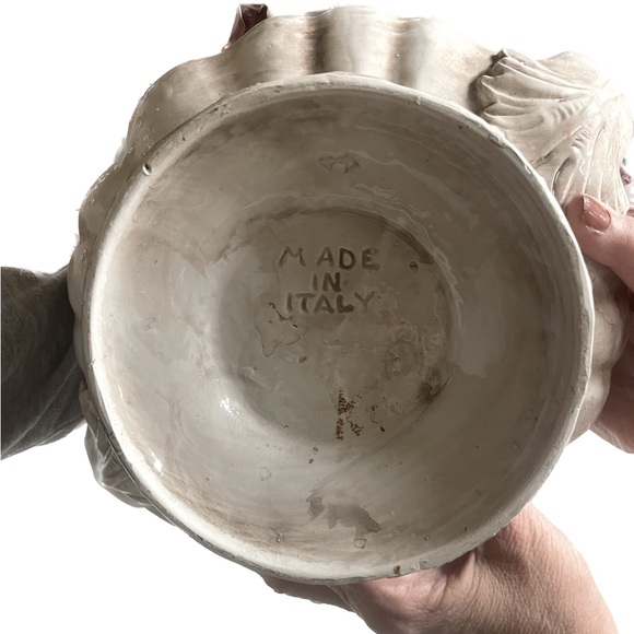 Genuine Capodimonte Porcelain Large Flower Tureen With Lid Made in Italy - Picture 5 of 5